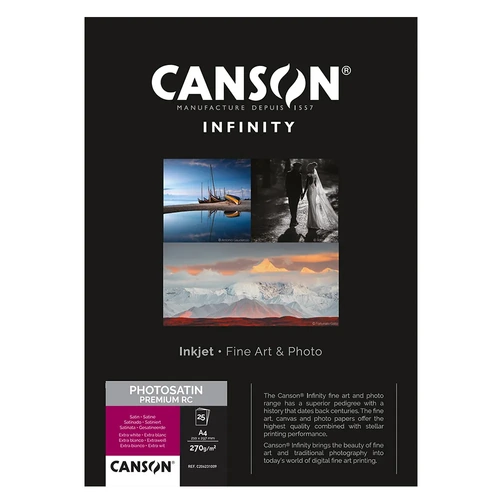 Canson Infinity PhotoSatin Premium RC 270gsm
